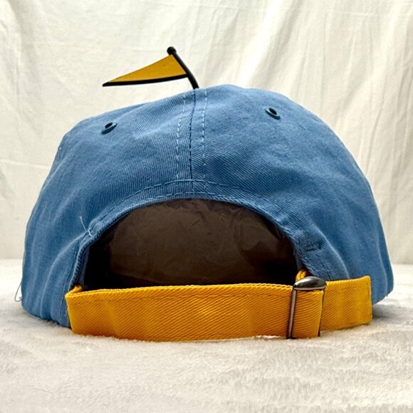 Disneyland Resort 2023 Mickey Mouse Adjustable Cap Hat w/Button Flag Blue - Picture 4 of 11